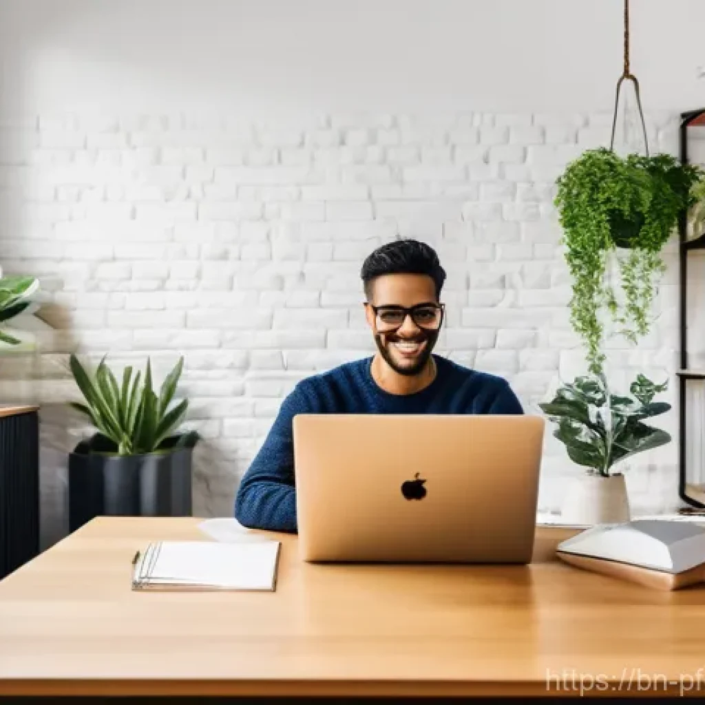 포트폴리오 경력 디자인의 성과 측정 방법 - **Prompt 1: The Joy of Creative Work and Client Satisfaction**
    "A young adult, gender-neutral, w...